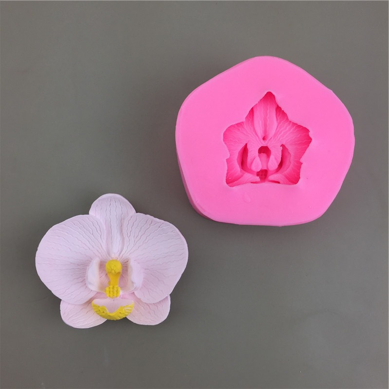 Eco Soap - แม่พิมพ์ซิลิโคนรูปดอกไม้ 3 มิติ สำหรับทำเทียนหอม กลิ่นอโรมา รูปผีเสื้อ