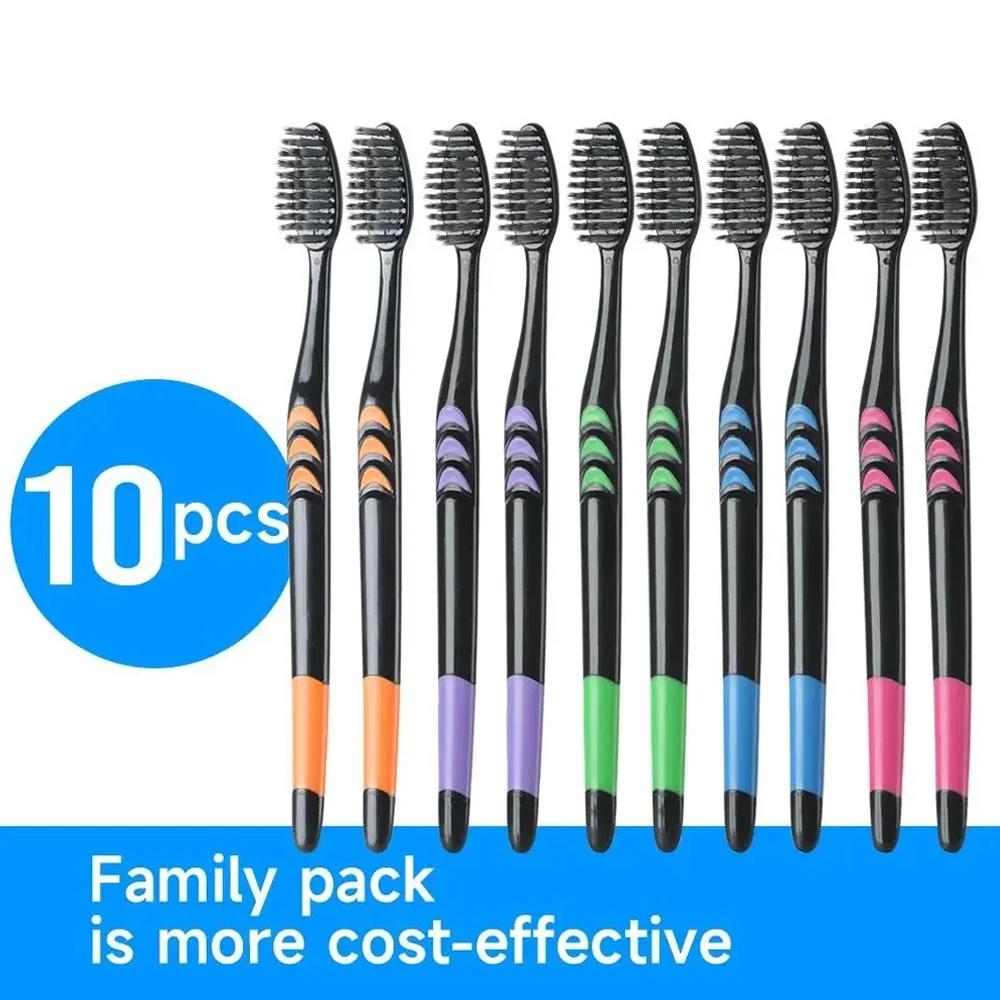 แปรงสีฟันถ่านไม้ไผ่ ขนแปรงนุ่ม - Bamboo Toothbrush บทวิจารณ์และราคา