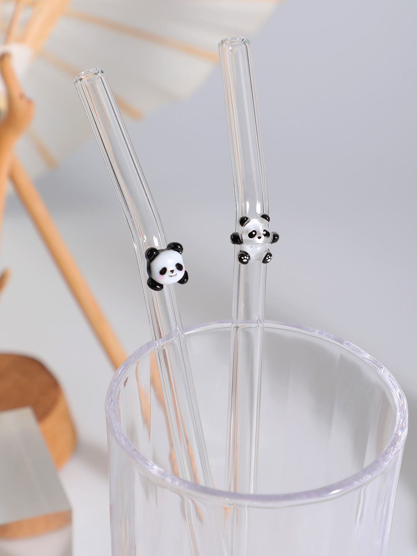 หลอดแก้วโค้งดีไซน์แพนด้า 4/7 ช - Reusable Straw บทวิจารณ์และราคา