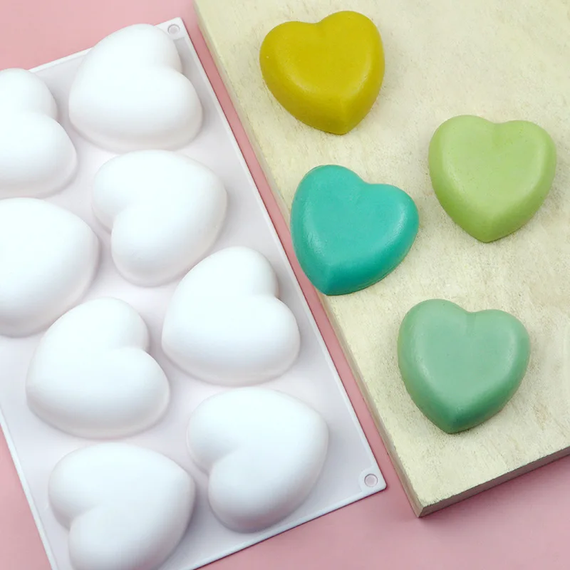 Love Heart ซิลิโคนสบู่แม่พิมพ์ - Eco Soap บทวิจารณ์และราคา