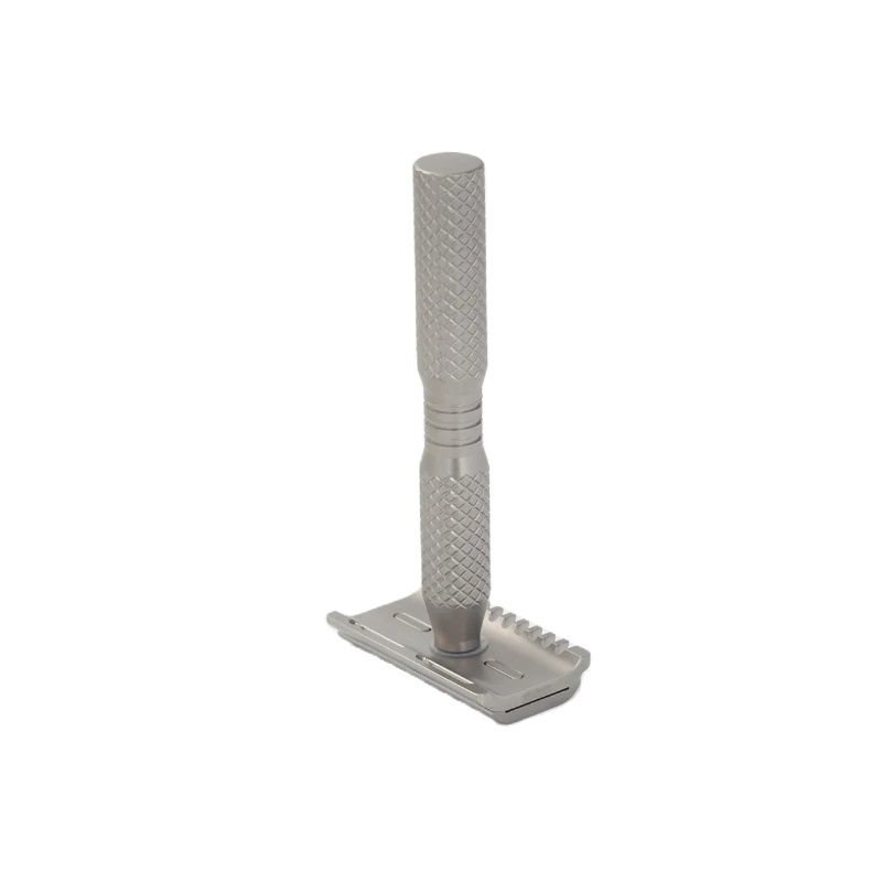 มีดโกนนิรภัยน้ำหนักเบาทำจากไทเ - Safety Razor Handle บทวิจารณ์และราคา