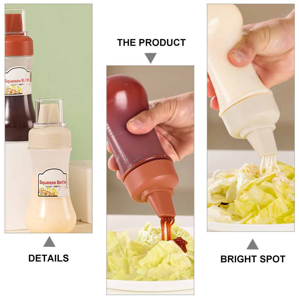 ขวดบีบใส 5 รู 3 ชิ้น สำหรับใส่ - Reusable Bottle บทวิจารณ์และราคา