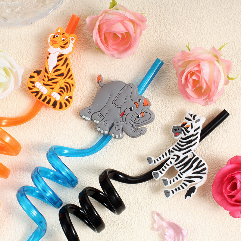 หลอดดูดน้ำลายการ์ตูนธีมสัตว์ 1 - Reusable Straw บทวิจารณ์และราคา